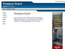 Tablet Screenshot of perpignanairport.net